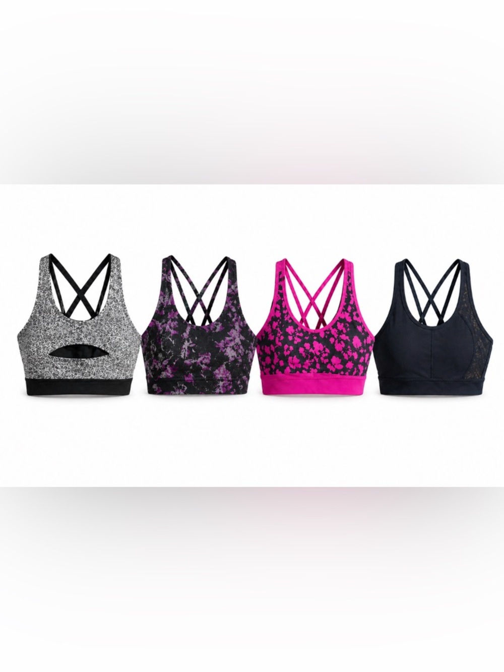Set of 4 Lululemon Sports Bras. size 6